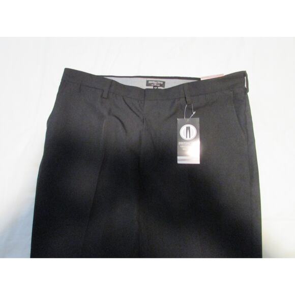 Men's Dress Pants Black Distinctive Collections 40x30 Elastic waist NWT - Picture 2 of 5